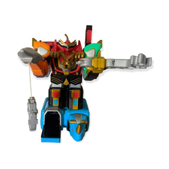 Bandai 2002 Power Rangers Wild Force Icarus Isis Megazord Figure 16" - Picture 4 of 16